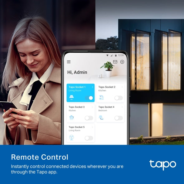 Tapo P100 Smart Control Plug (Dual Pack)